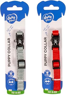 Collier pour chiot multicolore dovo+ 20-35 cm x 10 mm