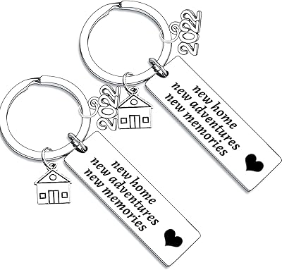 2 pièces 2022 porte-clés nouvelle maison cadeau cadeaux nouvelles aventures