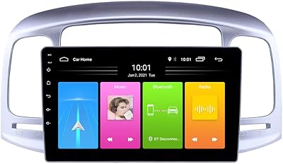 Lecteur multimédia de voiture android 10 9 pouces pour hyundai accent 2006-2011 lecteur