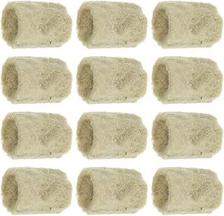 50pcs bouchons de laine de roche hydroponique cylindriques en sans sol médias culture