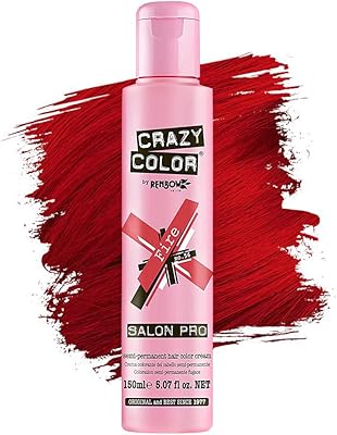 Teinture capillaire crazy color semi-permanente végétalienne sans cruauté envers les animaux temporaire