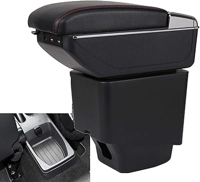 Coffret accoudoir accessoires pour renault captur avec cendrier porte-gobelet avec usb 2018 2019