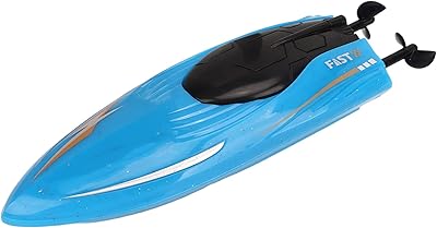 Bateau télécommandé à réponse sensible pour bateau rc (double batterie)