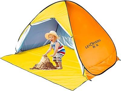 Tente de plage portable jigiro tente pop-up pour enfants parasol cabana