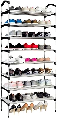 Étagère à chaussures amirteer, armoire de rangement de chaussures, support de rangement réglable