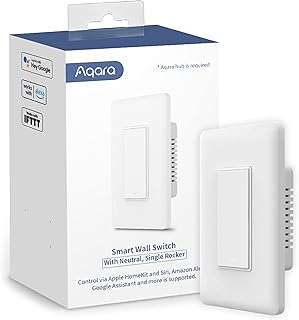 Interrupteur d'éclairage intelligent aqara (avec neutre simple roche) nécessite un hub