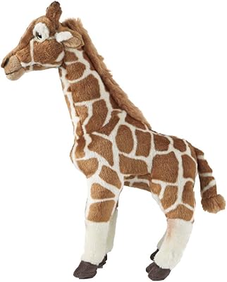 Peluche living nature - grande girafe (40 cm)