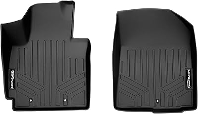 Ensemble de tapis de sol max liner a0266 première rangée noir pour kia