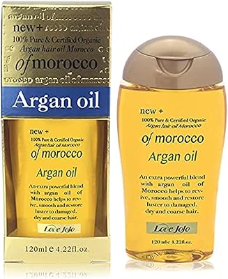 Huile capillaire d'argan marocaine biologique pure love gogo (120 ml)
