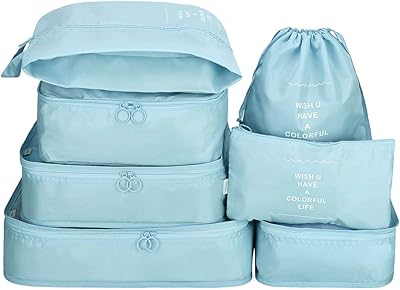 Ensemble de 7 boîtes d'emballage, ensemble de rangement de bagages économique, sacs