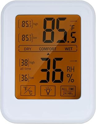 Thermomètre et hygromètre numérique de haute précision avec station météo murale