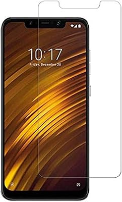 Protecteur d'écran en verre trempé hd transparent pour xiaomi pocophone f1 - transparent