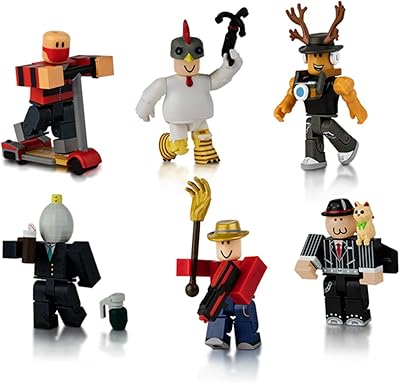 Roblox action collection - ensemble à six figurines masters of roblox