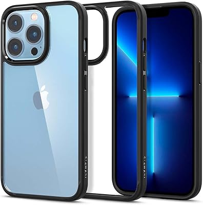 Coque spigen ultra hybrid conçue pour iphone 13 pro - noir mat