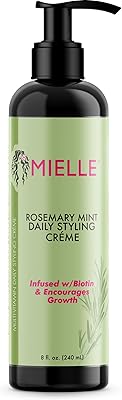 Crème coiffante quotidienne multivitaminée au romarin et à la menthe de mel organics