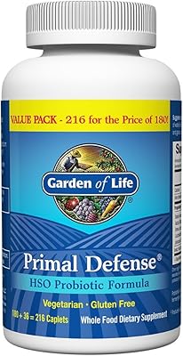 Garden of life primal defense hso probiotic formula mélange végétalien de 12
