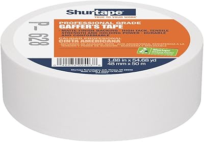 Shurtape p- 628 qualité professionnelle ruban gaffer enduit 48 mm x