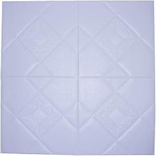 Papier peint décoratif 3d en mousse pe diamant motif brique autocollant amovible
