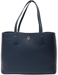 Sac fourre-tout en cuir tory burch (grand) -, bleu