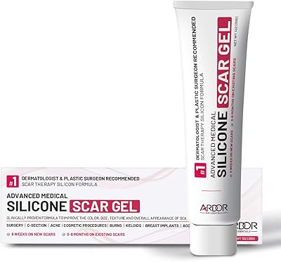 Gel anti-cicatrices en silicone avancé ardour pour le visage, le corps