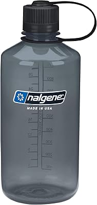 Bouteille d'eau nalgene tritan narrow split sans bpa gris 32 oz