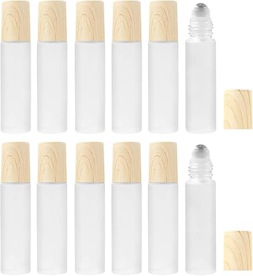 Flacons à roulettes pour huiles essentielles lykdon, flacon à roulettes de 10 ml