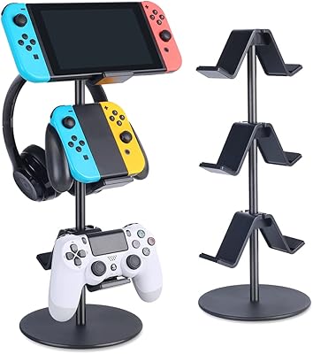 Support de manette à 3 niveaux, support de casque killjohn réglable multi-usage