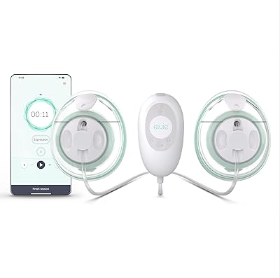 Pompe électrique mains libres portable ultra silencieuse stride avec 2 modes, 20 réglages