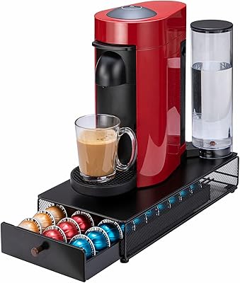Porte-capsules nespresso à tiroir rice rat avec poignée de vertuo (30 capsules)