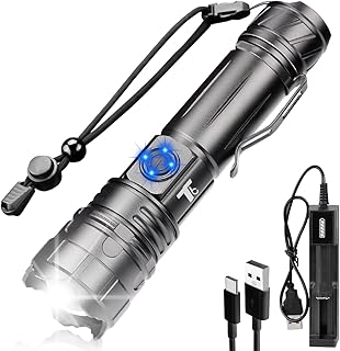 Lampe de poche led portable rechargeable haute luminosité de 1 500 m