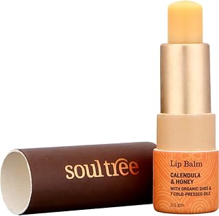 Baume à lèvres au miel et au beurre de calendula soul tree, blanc, 3 g. Diaytar : Parce que vous méritez le meilleur sans vous ruiner