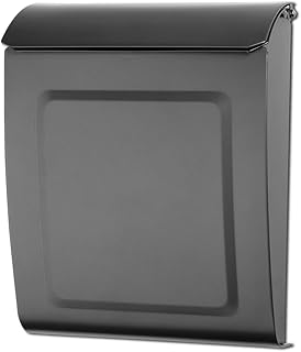 Boîtes aux lettres architecturales boîte aux lettres murale en tremble graphite 2594gr-10, petite