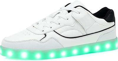 Chaussures lumineuses pour femmes et hommes - 11 modes de couleur led, chaussures