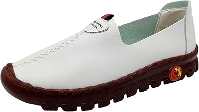 Chaussures oxford plates au design simple et moderne pour femme, blanc, 35 eu