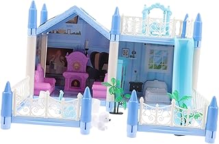 Canight 1 ensemble bricolage villa château maison miniature maison de poupée miniature kit