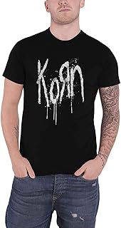 T-shirt korn still a freak pour hommes (imprimé au dos) coupe slim noir