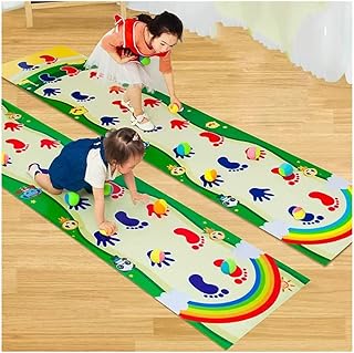 Tapis de jeu à empreintes de mains et de pieds, jouet de team