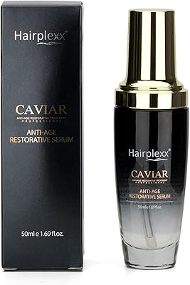 Sérum anti-âge hairplex caviar, 50 ml, aux acides gras essentiels, pour la réparation