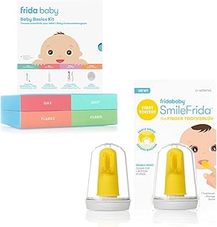 Kit de base pour bébé | comprend nosefrida, nailfrida, windi, dermafrida + un étui