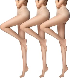 3 paires de collants transparents 15d pour femmes, collants extensibles super confortables