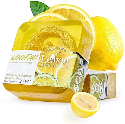 Barre de savon loofa (citron)