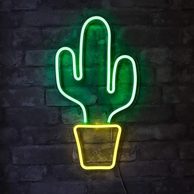 Panneau mural néon led connecté usb isaac jacobs