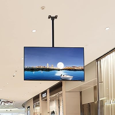 Support tv au plafond, pour support pivotant et inclinable pour téléviseur de 40