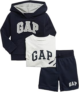 Ensemble de vêtements 3 pièces en forme de v avec logo pour jeune