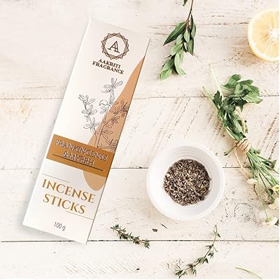 Bâtons d'encens masala naturels de luxe akriti, paquet de 100 grammes