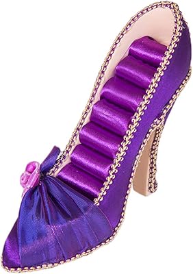 1x porte-bijoux présentoir d'anneaux de bagues de chaussures à talons hauts organisateur