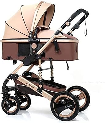 Poussette bébé pliante haute paysage avec bonne roue en caoutchouc d'absorption des chocs