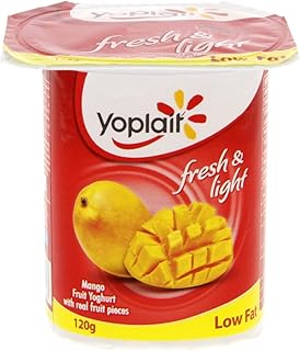 Yaourt faible en gras léger et frais au goût de mangue de yoplait