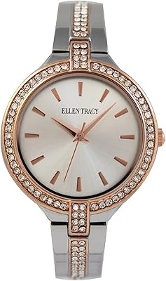 Montre ellen tracy pour femme en alliage de 32 mm avec boîtier doré rose, fermoir à bijoux en acier inoxydable, bracelet manuel en or rose. Commandez en toute confiance sur Diaytar, votre marketplace de confiance