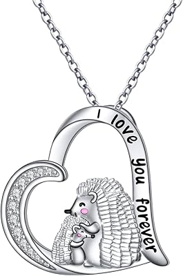 Ensemble collier et boucles d'oreilles à tige en argent sterling 925, joli cœur